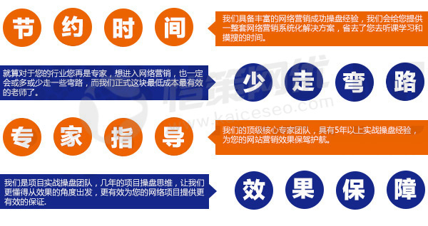愷策網(wǎng)優(yōu)為您項(xiàng)目提供效果保證