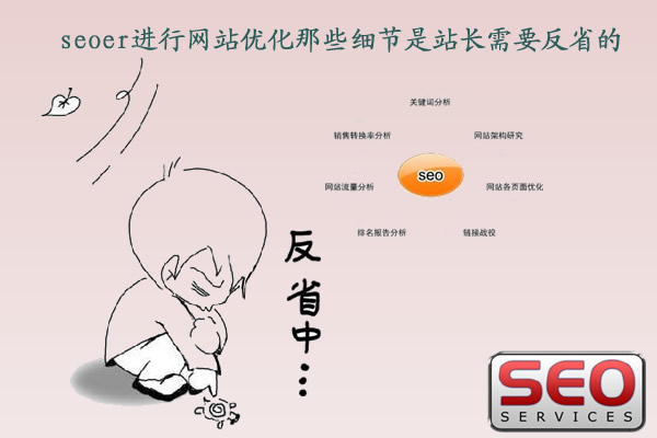 站長seoer進行網站優化那些細節是需要反省的？